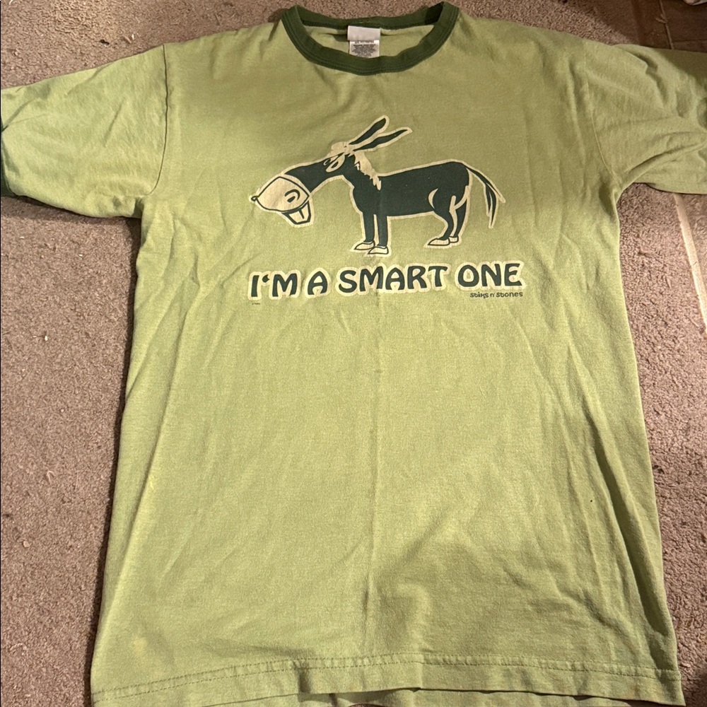 Vintage Y2K TNT I’m a Smart One Ringer T-Shirt